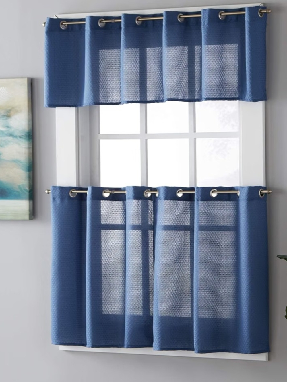 SKL Home Trio Valance, 13" Length